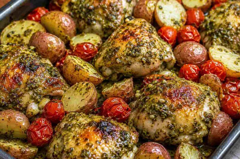 Pesto Chicken Bake