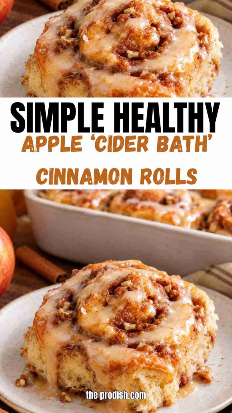 Apple ‘Cider Bath’ Cinnamon Rolls