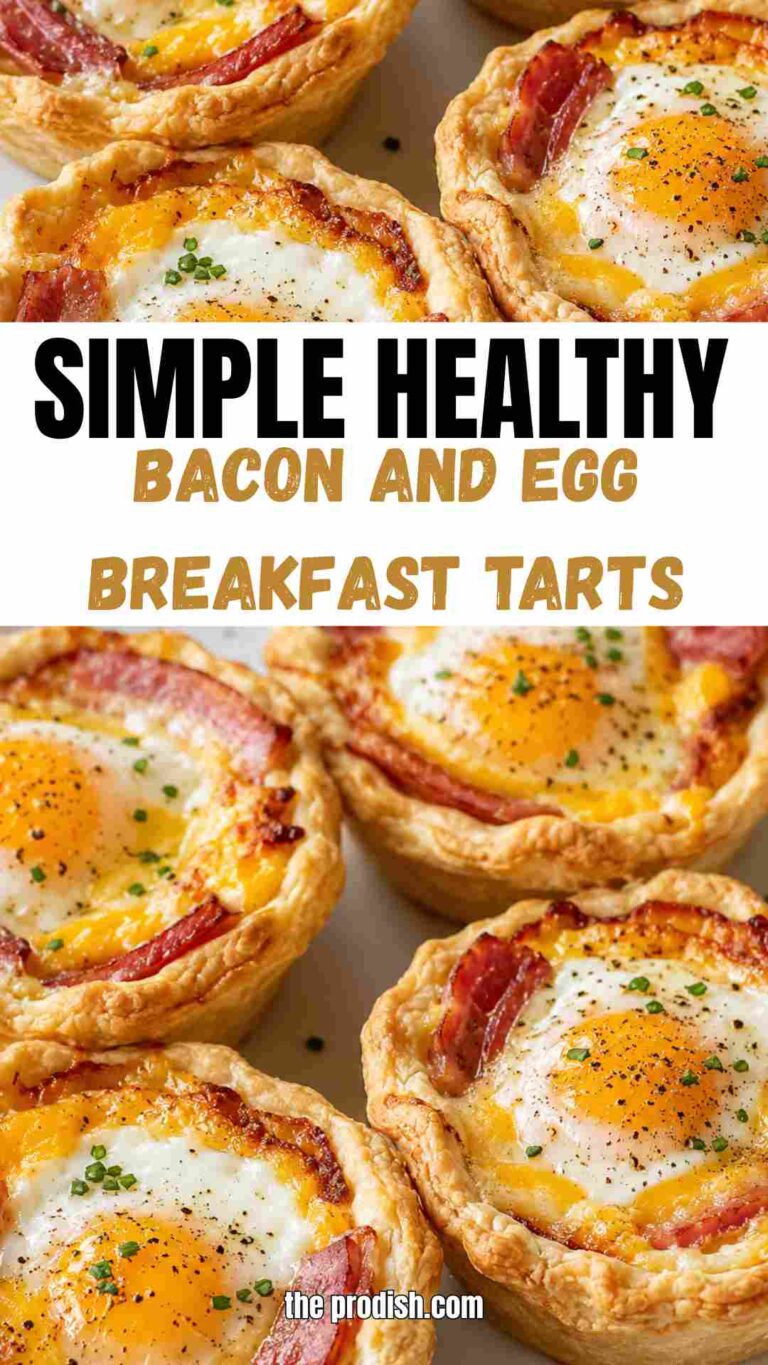 Bacon and Egg Breakfast Tarts