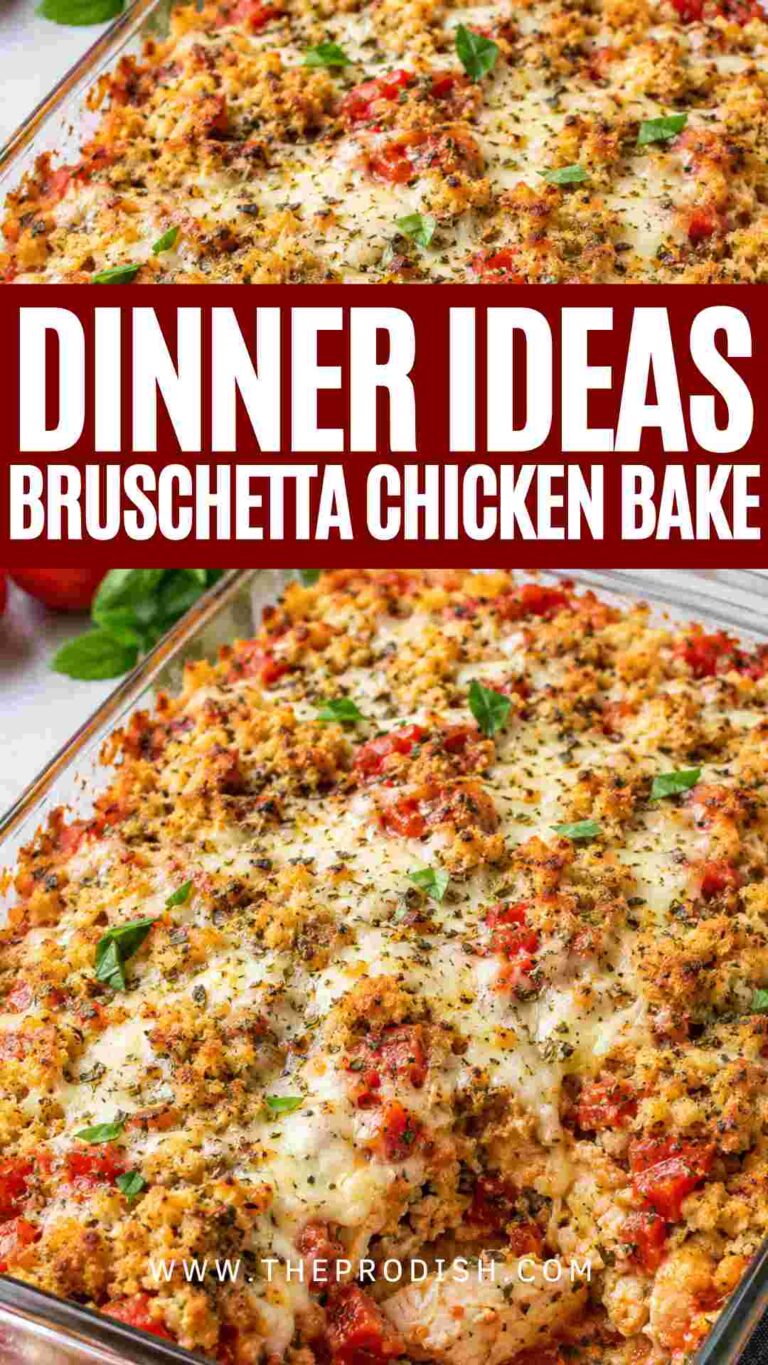 Quick Bruschetta Chicken Bake
