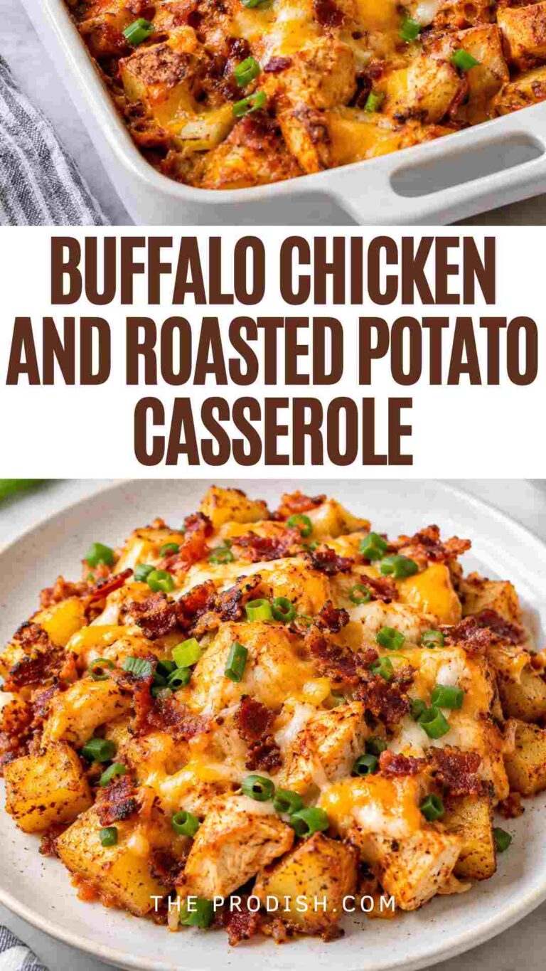 Buffalo Chicken and Roasted Potato Casserole