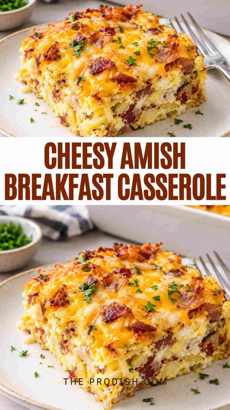 Cheesy Amish Breakfast Casserole