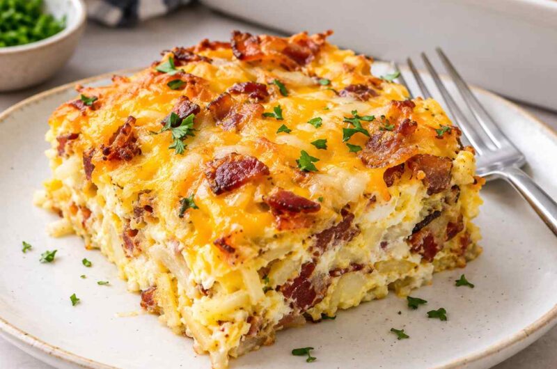 Cheesy Amish Breakfast Casserole