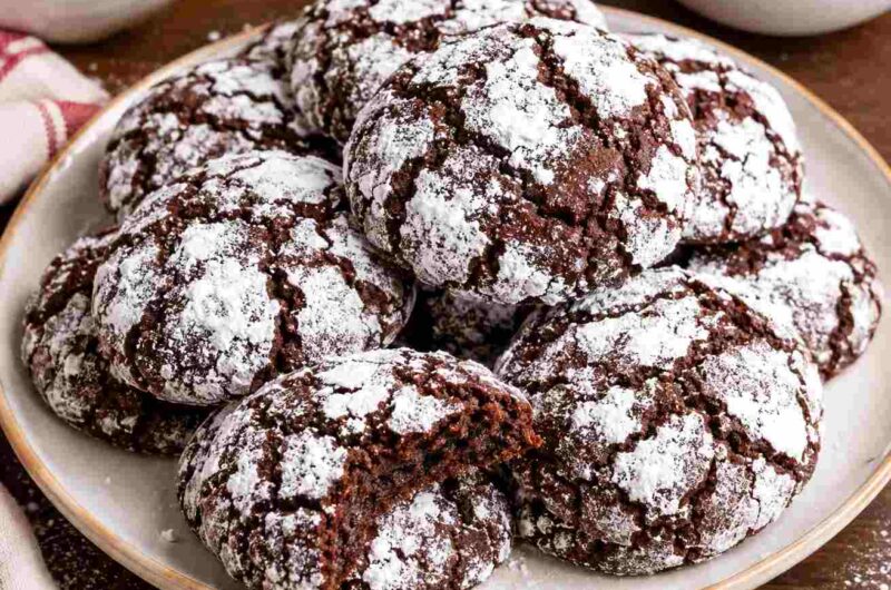 Chocolate Crinkle Cookies