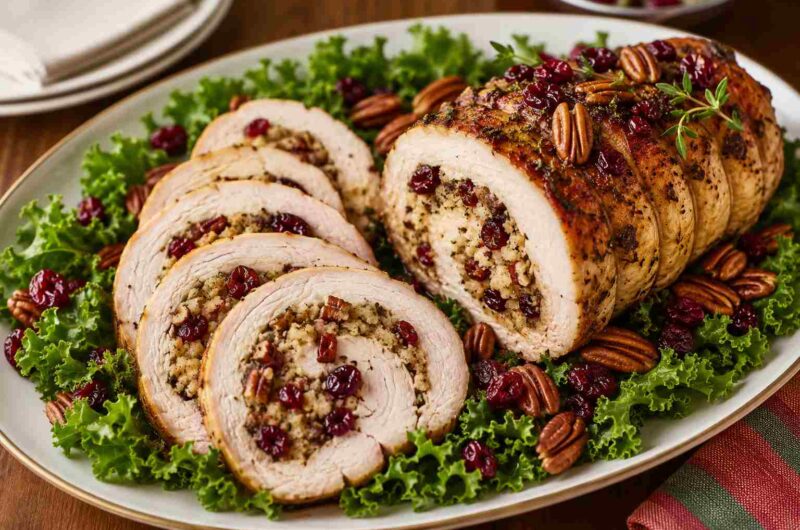 Cranberry Stuffed Turkey Breasts