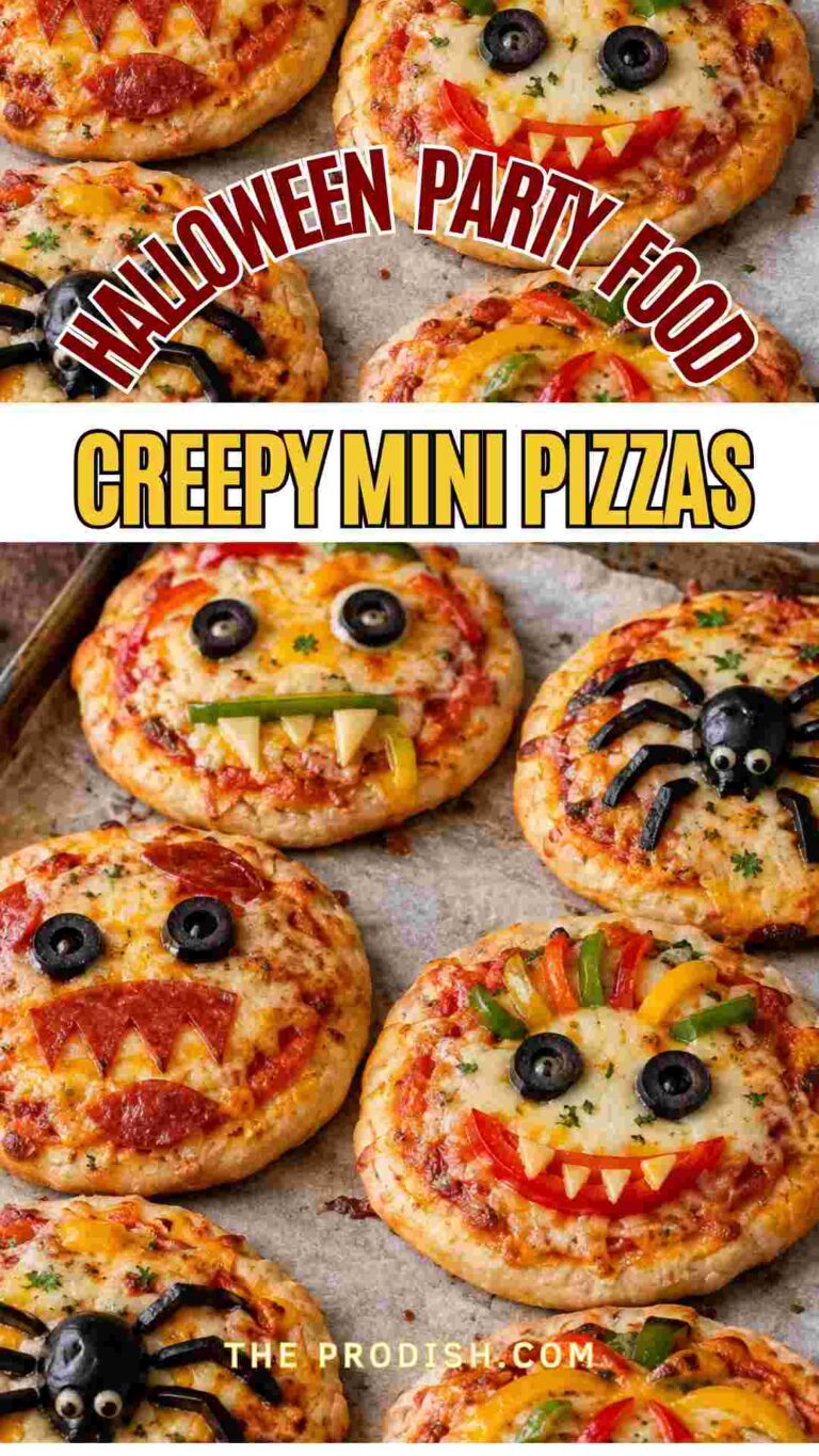 Creepy Mini Pizzas