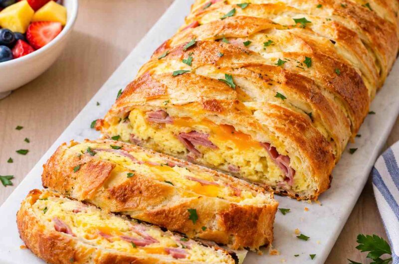 Ham Breakfast Braid