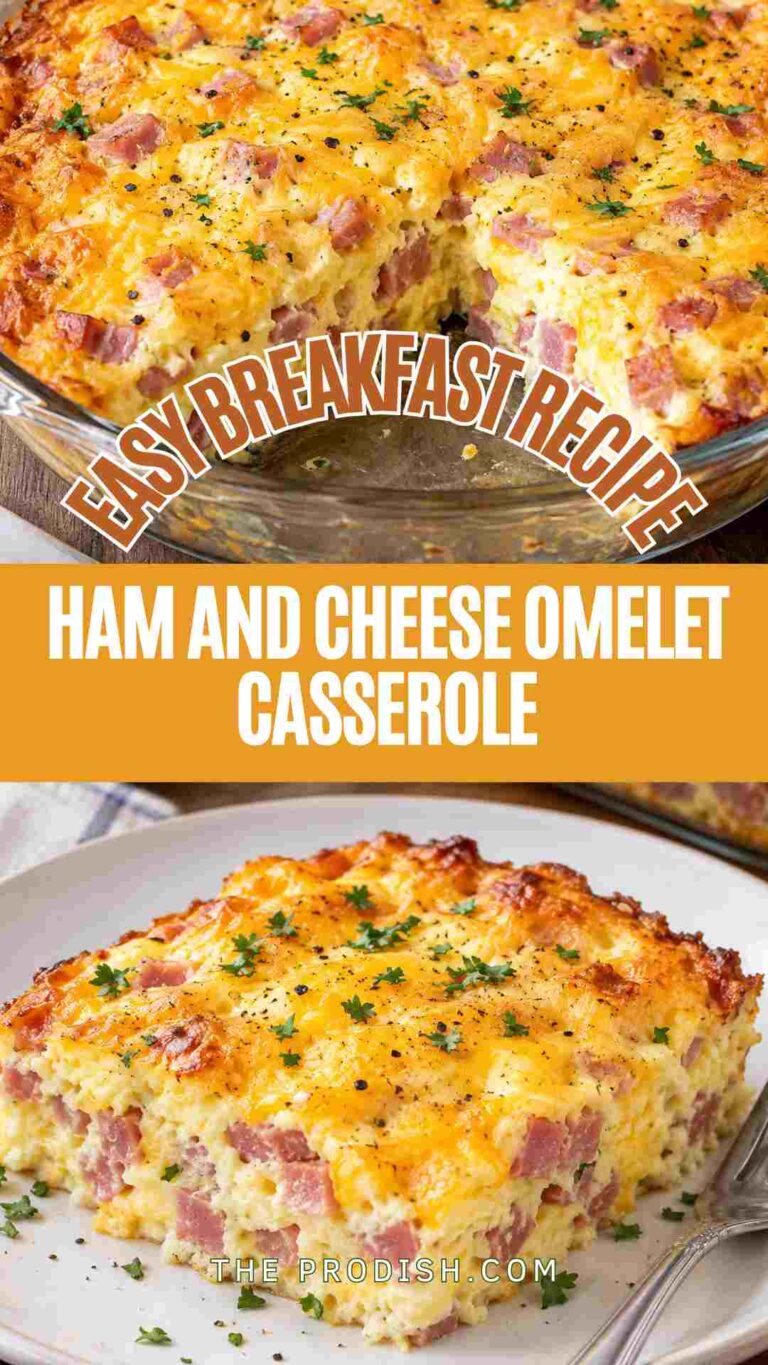 Ham and Cheese Omelet Casserole