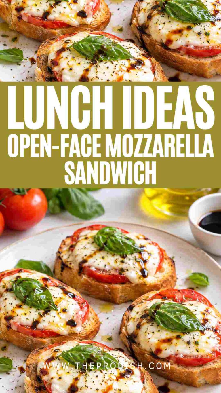 Open-Face Mozzarella Sandwich