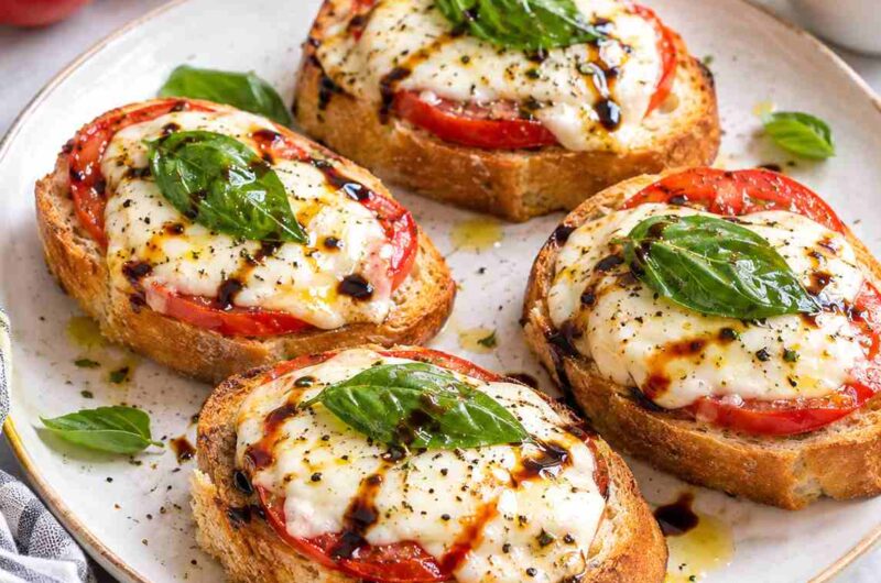 Open-Face Mozzarella Sandwich
