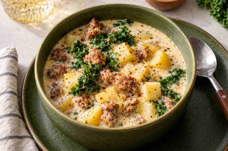 Sausage, Potato and Kale Soup