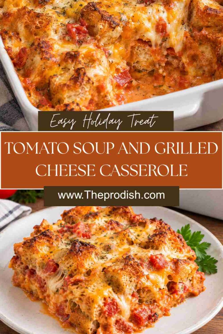 Tomato Soup and Grilled Cheese Casserole