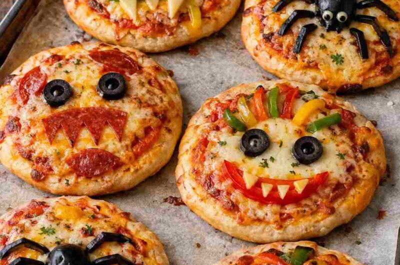 Creepy Mini Pizzas