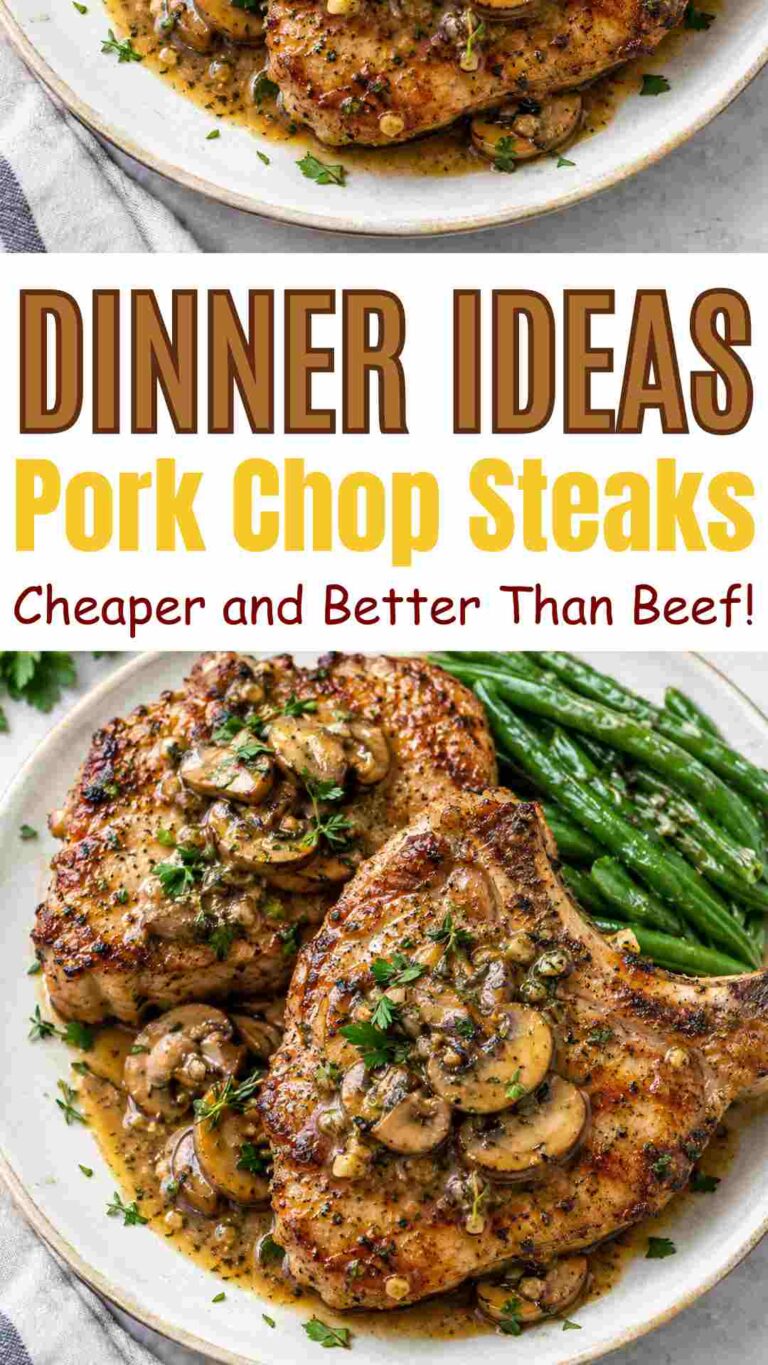 Pork Chop Steaks (Cheaper and Better Than Beef!)