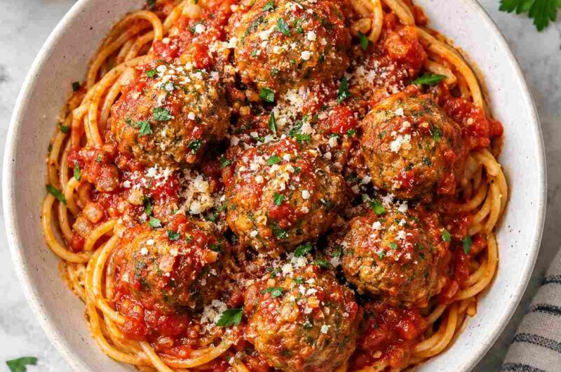 Italian Spaghetti Sauce with Meatballs