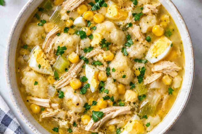 Pennsylvania Dutch Chicken Soup