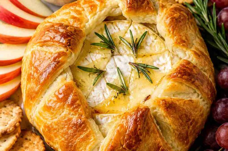 Puff Pastry Wrapped Brie